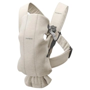 Babybjörn ķengursoma Mini 3D Jersey, light beige, 021087