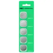 Baterijas Green Cell Blister 5X Lithium Battery Cr2016 X5Cr2016