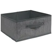 Besk Uzglabāšanas kaste 31X31X15Cm bez vāka, pelēka 4750959142912