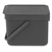 Brabantia atkritumu tvertne Sort Amp Go, 6 l, grey 109720