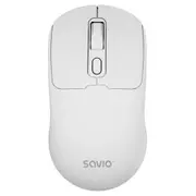 Datorpele Savio Mb-04 Silent Usb-C/2.4Ghz/Bt White Mb-05