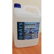 Destilēts, dejonizēts ūdens 5L 7.0 µS Grats Du5L