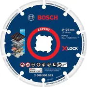 Dimanta griezējdisks X-Lock 125X22.23 2608900533 Bosch