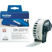 Dk-22210 Papīra uzlīmju lente, 29Mm x 30.48Metri, Brother Dk22210