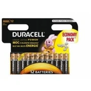 Duracell Lr03 Aaa Batteries - 12 Pack 5000394203389