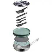 Ēdienu gatavošanas komplekts kempingā Wildfare Core Fry Pan Cookset 0,94L zilganpelēks/tumši pelēks 2812162006