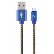 Gembird Usb Male - Type C Premium denim 1M Blue Cc-Usb2J-Amcm-1M-Bl