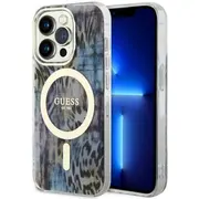 Guess Guhmp14Xhleopwb Aizmugurējais Apvalks Priekš Apple iPhone 14 Pro Max