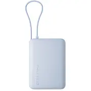 Kompakts ārējais uzlādes akumulators ar 67W ātro uzlādi un integrētu Usb-C kabeli 10000 mAh Power Bank Ice Blue Bhr08Nzgl Xiaomi