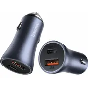 Lādētājs Baseus Golden Contactor Pro Dual Quick Charger Car Usb  Usb-C 40W Ccjd-0G
