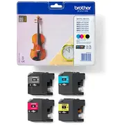 Lc-127Xlvalb tintes komplekts Lc127Bk/Lc125C,M,Y Dcpj4110Dw, Mfcj4510Dw/J4710Dw Lc127Xlvalbp