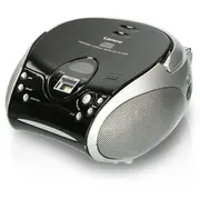 Lenco Cd magnetola, melna/ sudraba Scd-24 Black/Silver