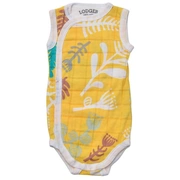 Lodger Romper Botanimal kokvilnas bodijs bez piedurknēm, Spring, 68 cm Rf 05368