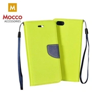 Mocco Fancy Book Case Grāmatveida Maks Telefonam Sony Xperia E5 Zaļš - Zils Mc-Fn-Son-E5-Grbl