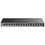 Omada 16-Port Gigabit Smart Switch with 8-Port Poe, Tp-Link, Tl-Sg2016P, 16 10/100/1000 Mbps, Fanless, 120 W Poe Tl-Sg2016P