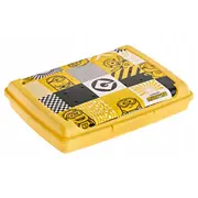 Pārtikas uzglabāšanas trauks deco-click-box mini 0,5L Carla  QuotMinions MosaicQuot 17X13X3,5Cm dzeltens 0610704205361