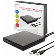 Savio External Slim Cd/ Dvd R/ Rw  Usb Drive Ak-43