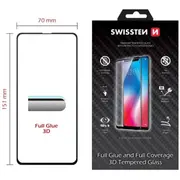 Swissten Ultra Durable Full Glue / Face Tempered Glass Aizsargstikls Apple iPhone 14 Plus Melns 64701909