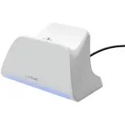 Trust Gxt255W Uzlādes statīvs diviem Playstation 5 Dualsense vadības pultīm