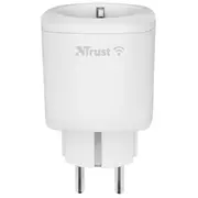 Trust viedā Wifi kontaktligzda 3000W 2.4Ghz 71289 vadība ar lietotni un viedtālruni viedajai mājai Balta