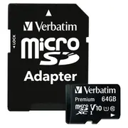 Verbatim Premium Micro Sdxc Atmiņas Karte 64Gb 44084
