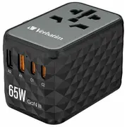 Verbatim Uta-05 Universālais ceļojumu adapteris 65 W 32120