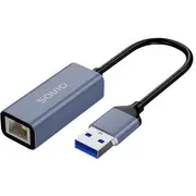 Adapteris Savio Ak-83 Usb-A 3.1 Gen 1 - Rj-45 Gigabit Ethernet