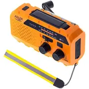 Adler Ad 1197 Pārnēsājams radio-lukturis ar dinamo funkciju