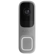 Ajax viedais video durvju zvans Doorbell 66393 4Mp 155 Wifi Ai noteikšana divvirzienu audio Pelēka