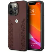 Bmw Bmhcp13Xrsppr Back Case Aizmugurējais Ādas Apvalks Telefonam Apple iPhone 13 Pro Max