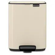 Brabantia atkritumu tvertne ar pedāli, 7L, Soft Beige 237928