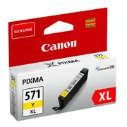 Canon Cli-571Y Xl Tintes Kārtridžs Dzeltens 14Ml 0334C001