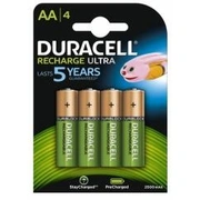 Duracell Hr6 Aa 2500Mah Recharge Ultra 4 Pack 5000394057043