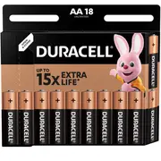Duracell Mn 1500 Basic Aa Lr6 Blistera iepakojumā 18Gb. Mn1500B18