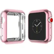 Dux Ducis Premium Silikona Maciņš Priekš Apple Watch 4 44 mm Rozā  Dāvana Dux-Du-Aw44-Pi