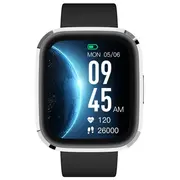 Garett Grc Style Silver-Black Viedpulkstenis Ips / Bluetooth Ip68 Sms StyleSvrBlk