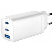 Gembird 3-Port 65W Gan Usb Pd Lādētājs Ta-Uc-Pdqc65-01-W