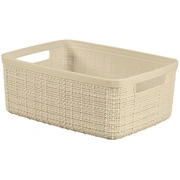 Groziņš Jute S 5L 27X20X11Cm krēmkrāsā 0801904885