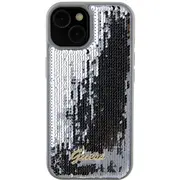 Guess Hc Sequin Script Metal Case Aizsargapvalks Priekš Apple iPhone 15 Guhcp15Spsfdgss