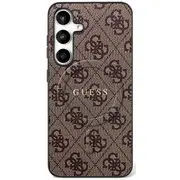 Guess Pu 4G Ring Classic Logo Magsafe Case Aizsargapvalks priekš Samsung Galaxy S25 Fe Guhms25Feg4Gfrw