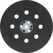 Gumijas slīpēšanas disks vidējs,  D 125 mm, 1 gab., Ekscentra slīpmašīnām Slīpēšanas Pamatne Ar 8 Atverēm, 2608601062, Bosch 2608601062