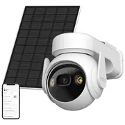 Imou Cell Pt Lite Kit Ipc-K9Ecp-3T0We/Fsp12-Typec āra Wi-Fi Ip kamera ar 360 grozāmu un slīpējamu objektīvu 3 Mp 23041296 Pir Ipc-K9Ecp-3T0We/Fsp1