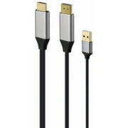 Kabelis Gembird Hdmi Male - Displayport 4K 2M Black A-Hdmim-Dpm-01