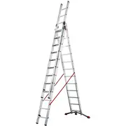 Kāpnes kombinējamās S100 Hailo Profilot / alumīnija 3X12 pakāpieni 039312507