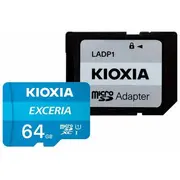 Kioxia Microsd Karte 64Gb Class 10  Adapter Sd Lmex1L064Gg2