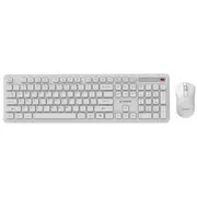 Klaviatūra un pele Gembird Desktop set Slim Pro Business wireless Us White Kbs-Wps-01-W