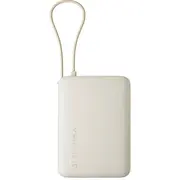 Kompakts ārējais uzlādes akumulators ar 67W ātro uzlādi un integrētu Usb-C kabeli 10000 mAh Power Bank Tan Bhr08O0Gl Xiaomi