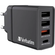 Lādētājs Verbatim Wall Charger 30W Black 49700V