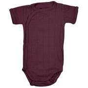 Lodger Romper Solid kokvilnas bodijs ar īsām piedurknēm, Nocture, 68 cm Rfs 07768
