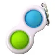 Mocco Simple Dimple Push Pop Antistresa Rotaļlieta / Atslēgu piekariņš Zils-Zaļš Mo-Sim-Dim-Bl-Ge